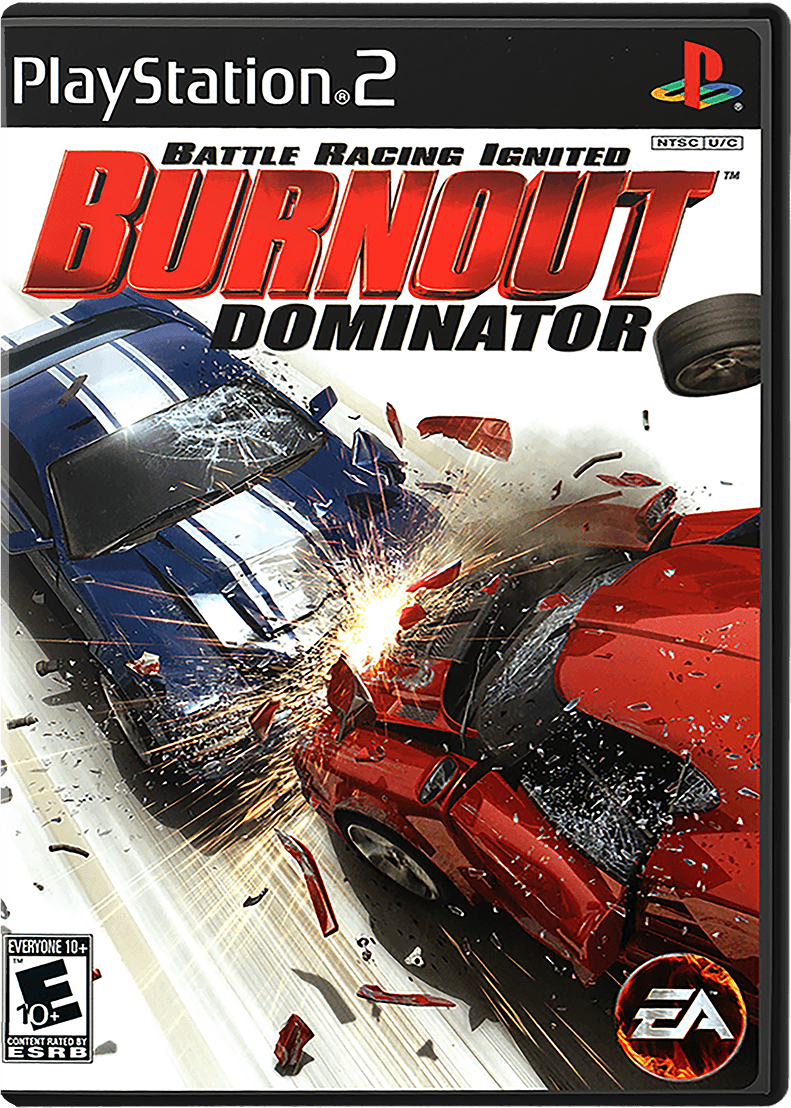 Burnout Dominator box art for Playstation 2